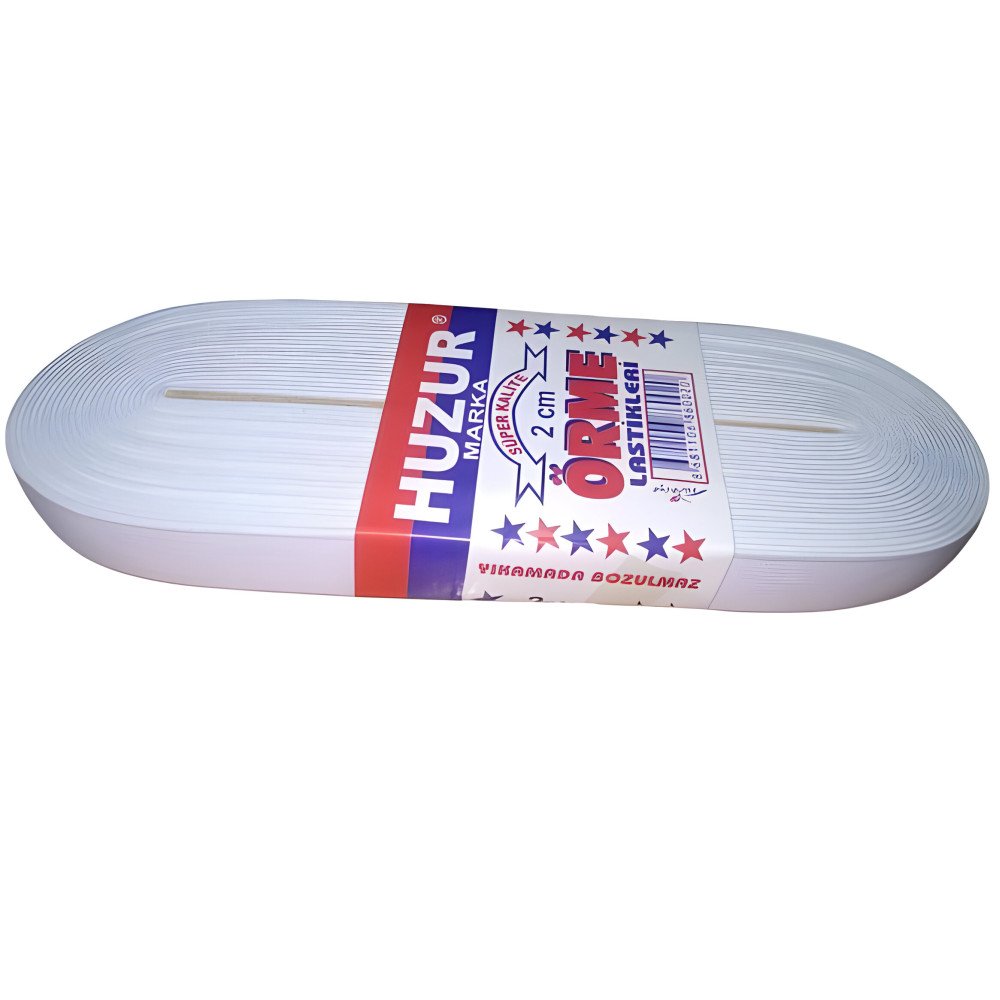 2,5 Cm Etek Lastik Beyaz