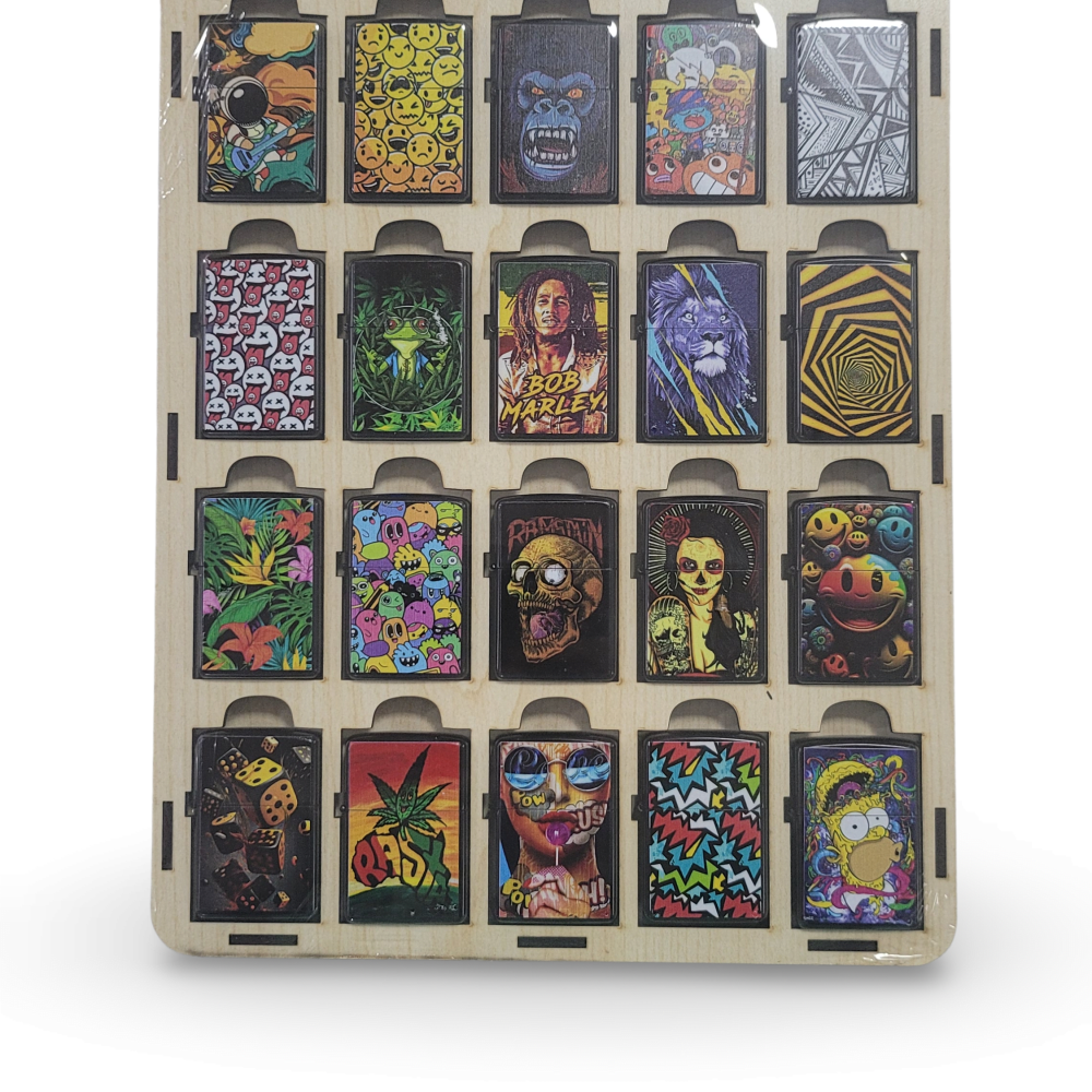 Standlı Baskılı Zippo Çakmak *20 Adet Desen No:2 Standlı Baskılı Zippo Çakmak *20 Adet Desen No:2