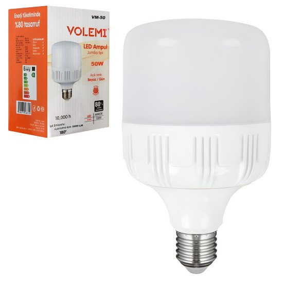 Volemı Torch Led Ampul 50W Vm-50