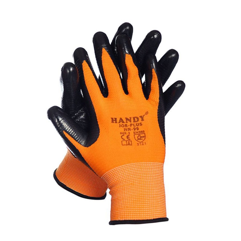 Handy Hn-16 Turuncu Montaj İş Eldiveni No:9 *12Çift