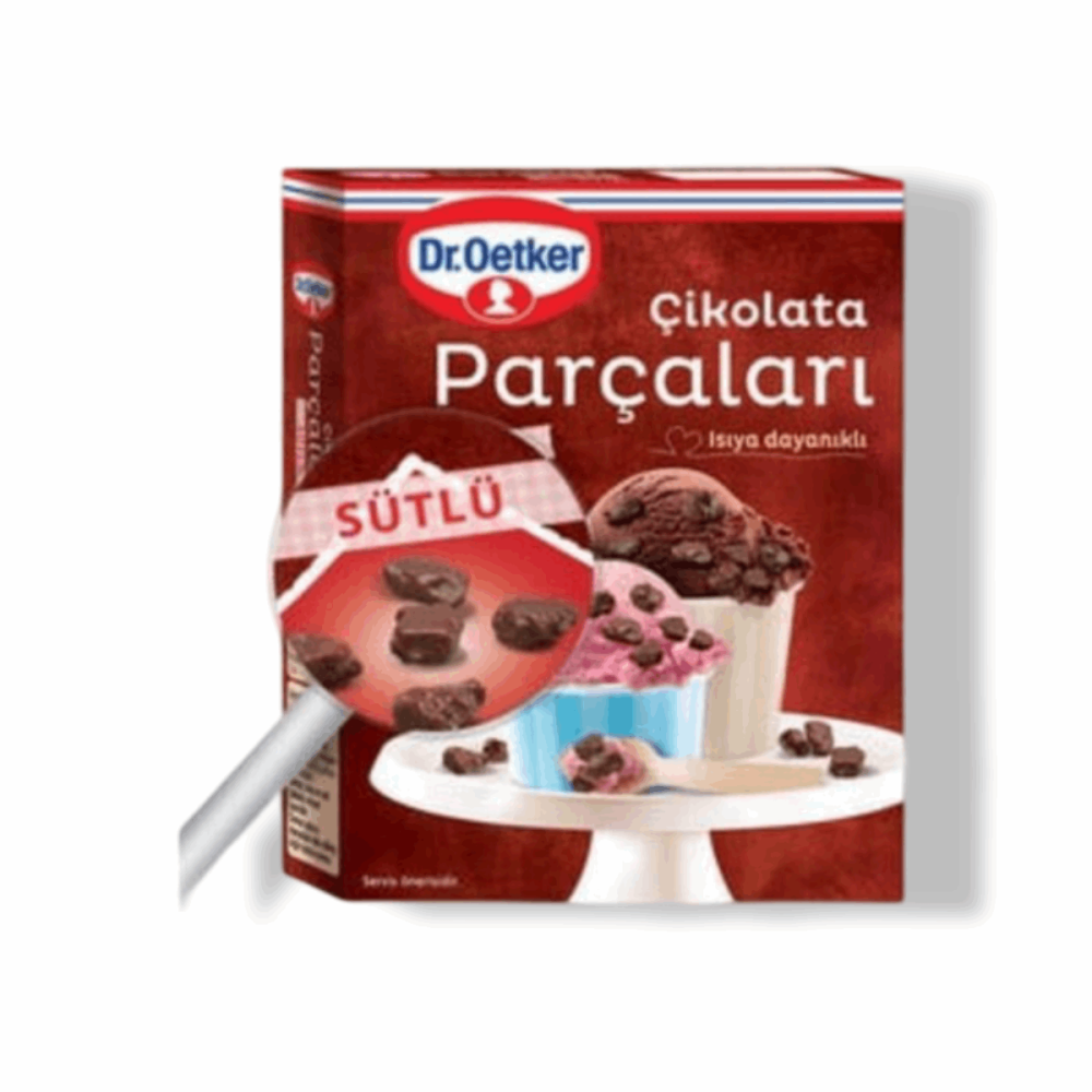 Dr.Oetker Sütlü Çikolata Par.Dekor 70 Gr(12 Adet) Dr.Oetker Sütlü Çikolata Par.Dekor 70 Gr(12 Adet)