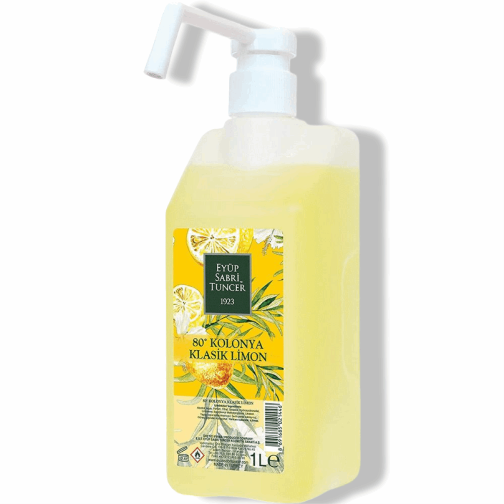 Eyüp Sabri 1 Lt Hdpe Klasik Limon Kolonya x 12 Adet Eyüp Sabri 1 Lt Hdpe Klasik Limon Kolonya x 12 Adet