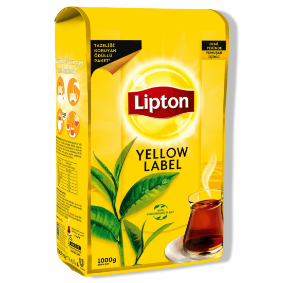 Lıpton Yellow Çayı(1000 Gr) 9 Adet