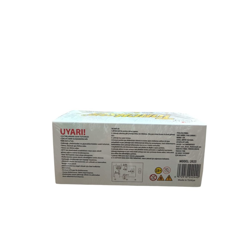 STR GENİŞ TORCH ÇAKMAK FUŞİ NO 2025*25