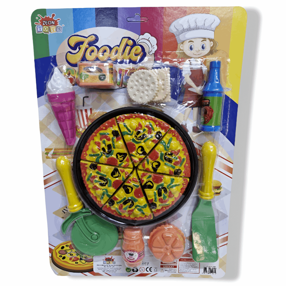 Kartela ZN3099 Büyük Pizza Set 17pcs Kartela ZN3099 Büyük Pizza Set 17pcs