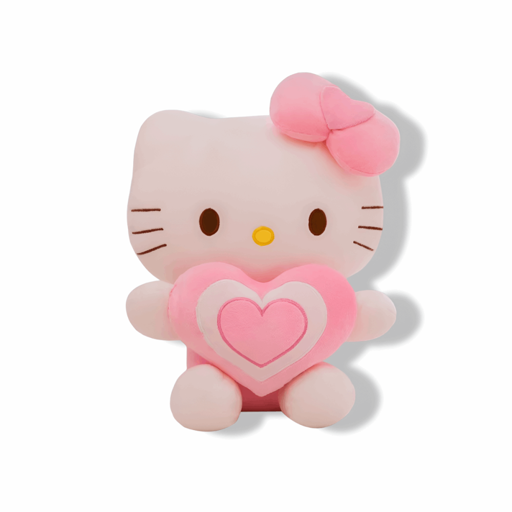 Peluş YM103 Kalpli 30cm Tokalı Sevimli Kedi Peluş YM103 Kalpli 30cm Tokalı Sevimli Kedi