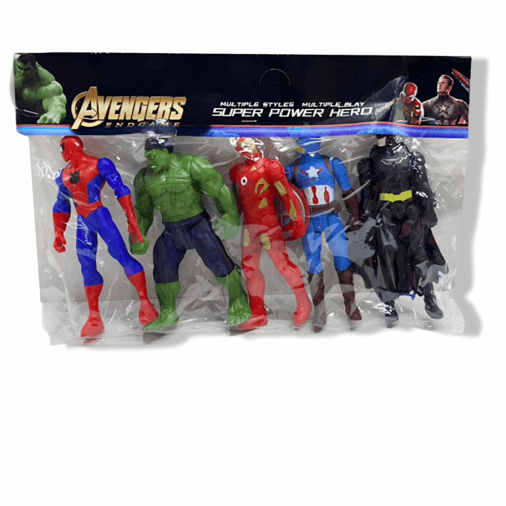 Poşette 2156-P5 Savaşçı Karakterler 5li