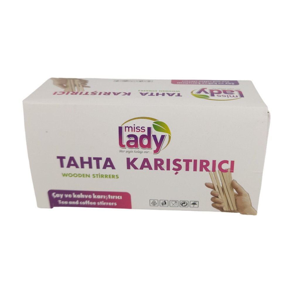 Miss Lady Tahta Karıştırıcı Bambu 400Lü Miss Lady Tahta Karıştırıcı Bambu 400Lü