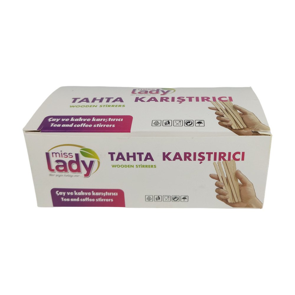 Miss Lady Tahta Karıştırıcı Bambu 400Lü Miss Lady Tahta Karıştırıcı Bambu 400Lü