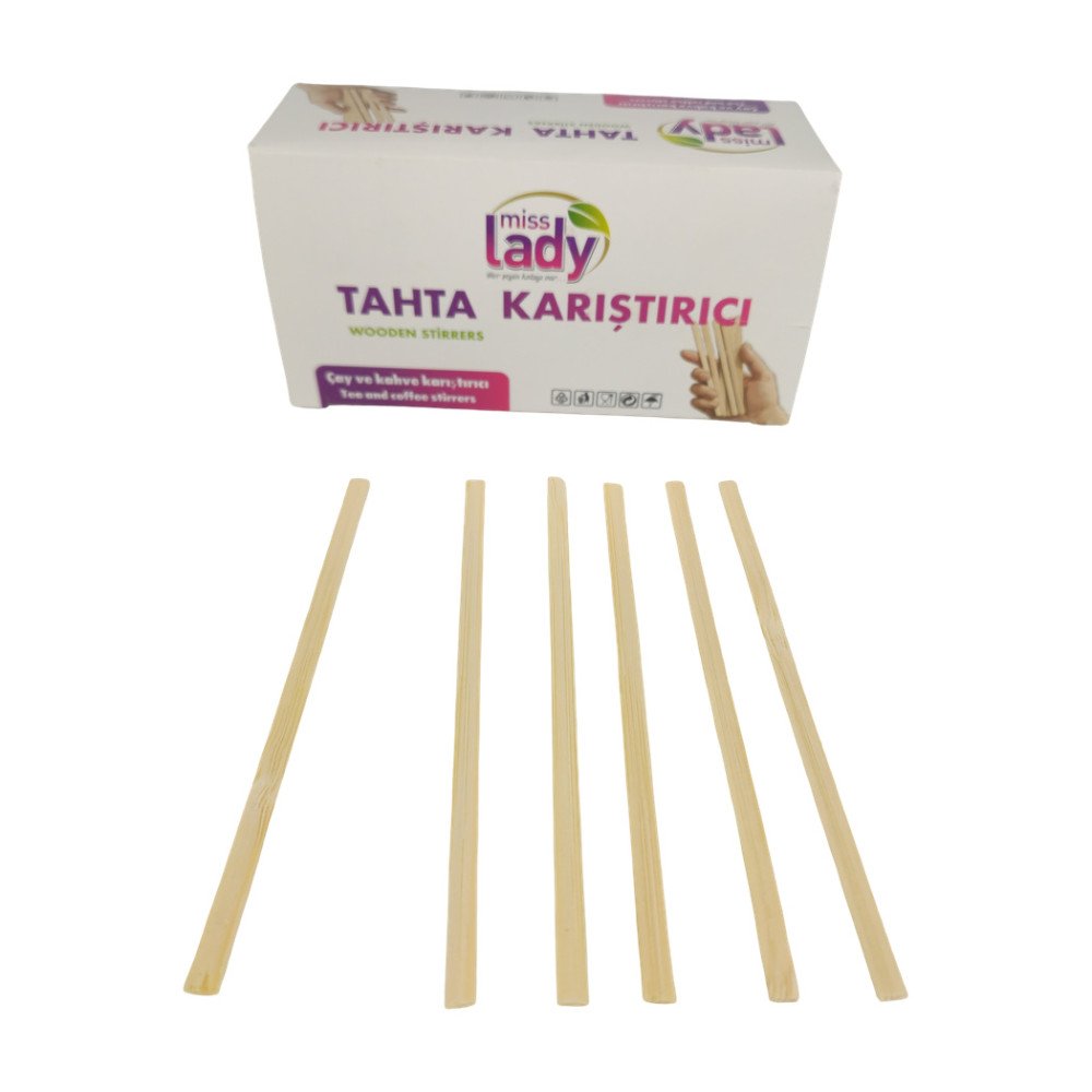 Miss Lady Tahta Karıştırıcı Bambu 400Lü Miss Lady Tahta Karıştırıcı Bambu 400Lü