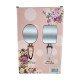 Buffy Çift Taraflı Makyaj Aynası Oval Kzm-3051 Buffy Çift Taraflı Makyaj Aynası Oval Kzm-3051