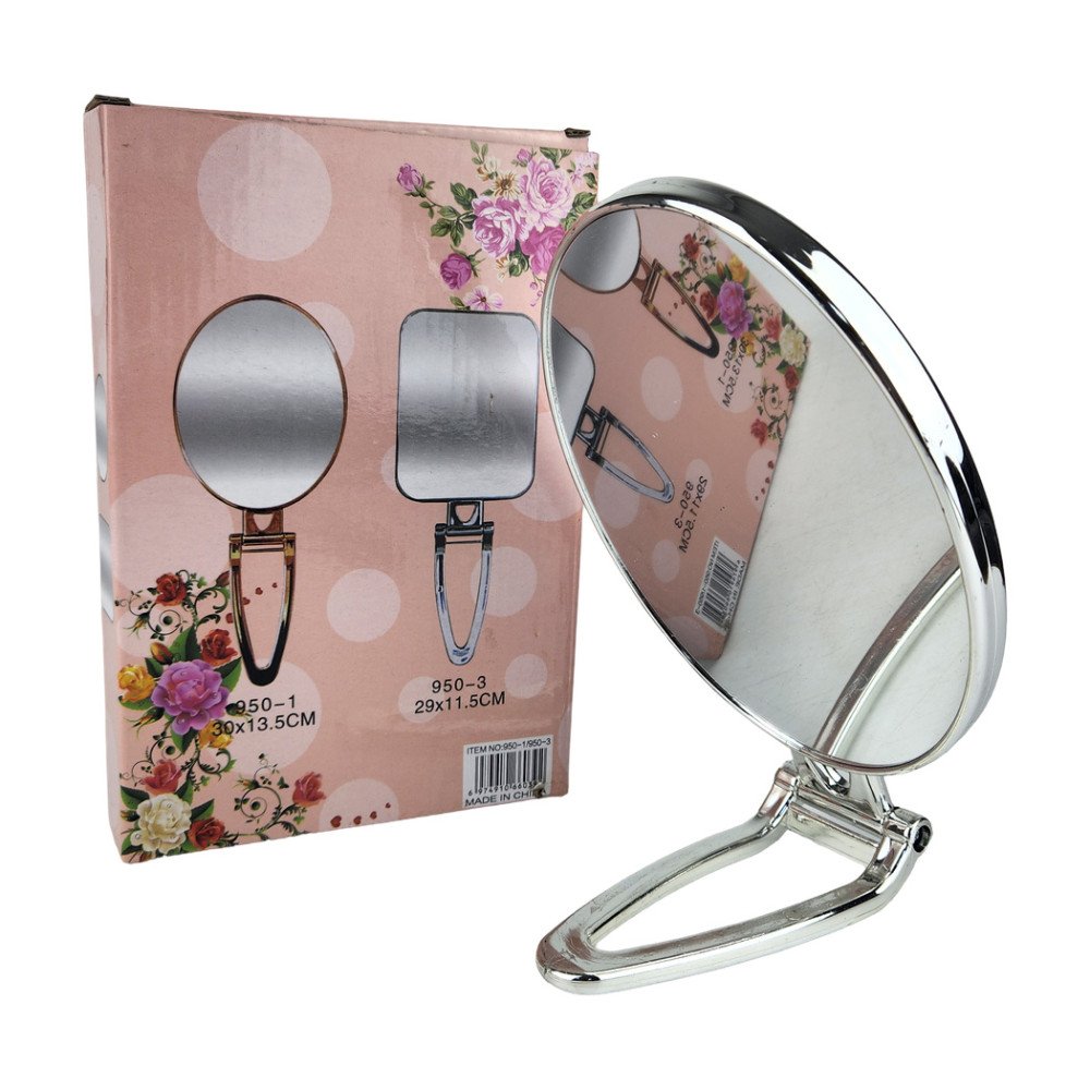 Buffy Çift Taraflı Makyaj Aynası Oval Kzm-3051 Buffy Çift Taraflı Makyaj Aynası Oval Kzm-3051