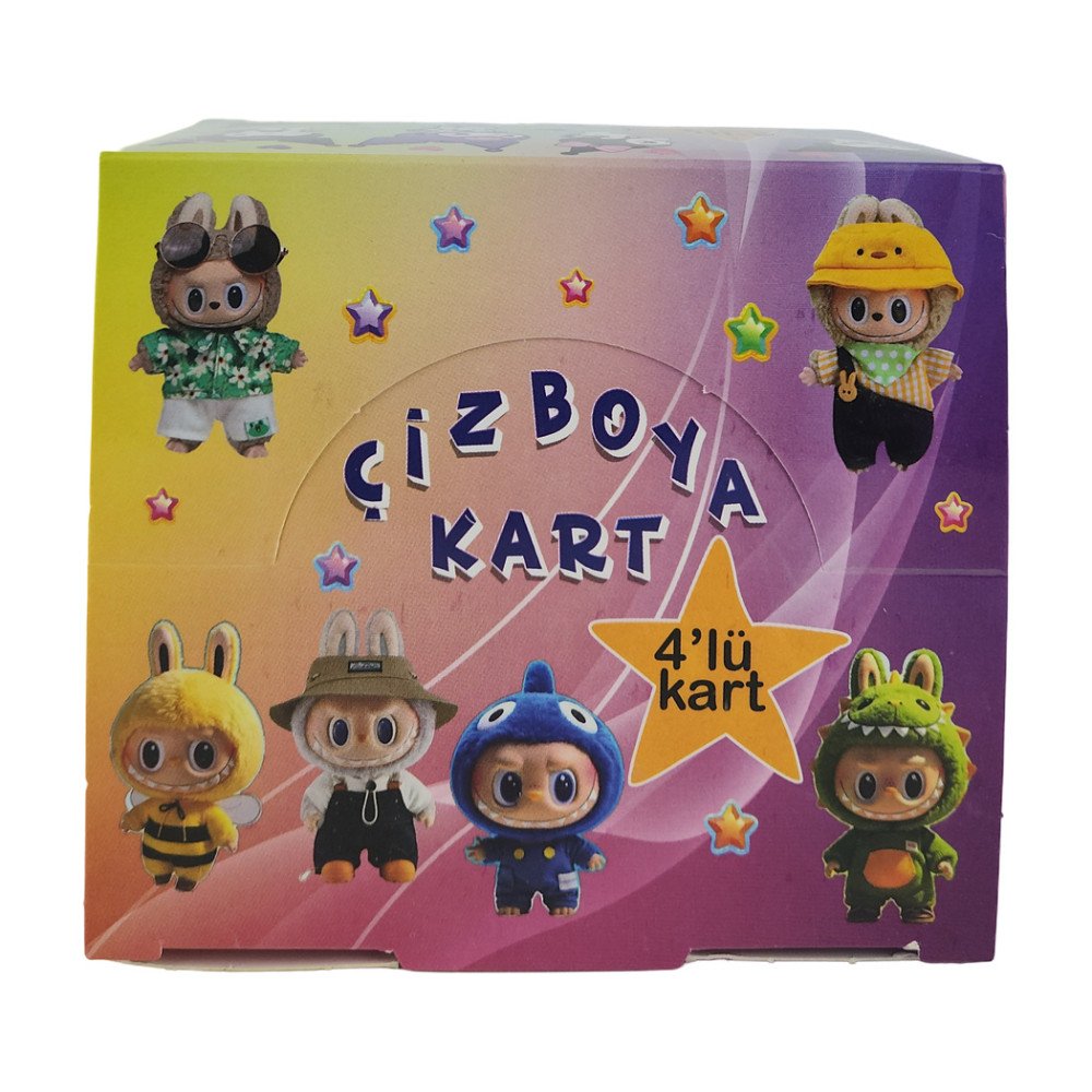 Çiz Boya 4Lü Oyun Kartı X 60 Adet Çiz Boya 4Lü Oyun Kartı X 60 Adet