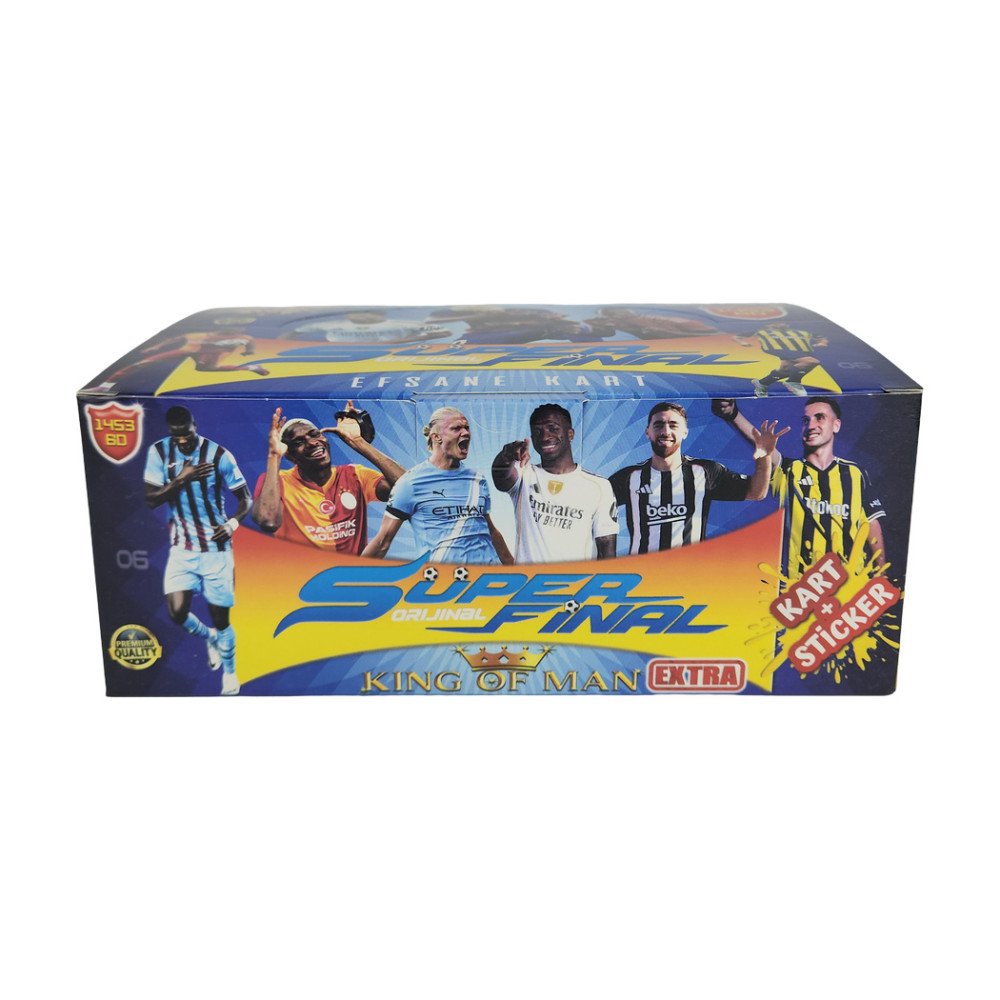 Sporcu Kartı Süper Final 6Lı + Sticker Hediyeli X 48 Adet Sporcu Kartı Süper Final 6Lı + Sticker Hediyeli X 48 Adet