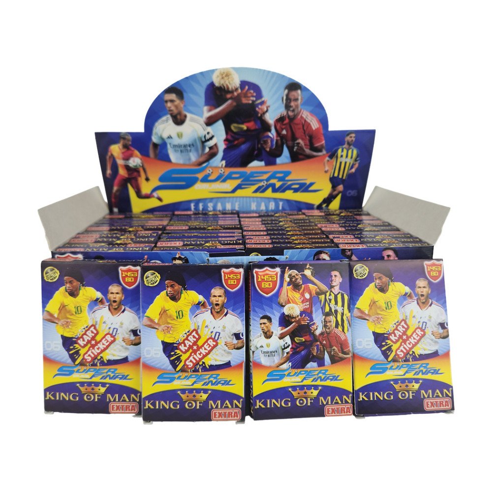 Sporcu Kartı Süper Final 6Lı + Sticker Hediyeli X 48 Adet Sporcu Kartı Süper Final 6Lı + Sticker Hediyeli X 48 Adet