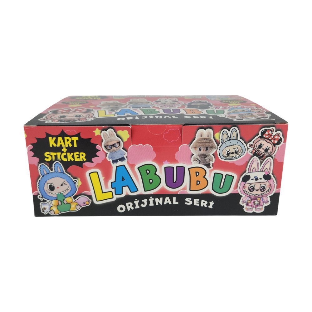 Labubu Oyun Kartı 6Lı + Sticker Hediyeli X 48 Adet Labubu Oyun Kartı 6Lı + Sticker Hediyeli X 48 Adet