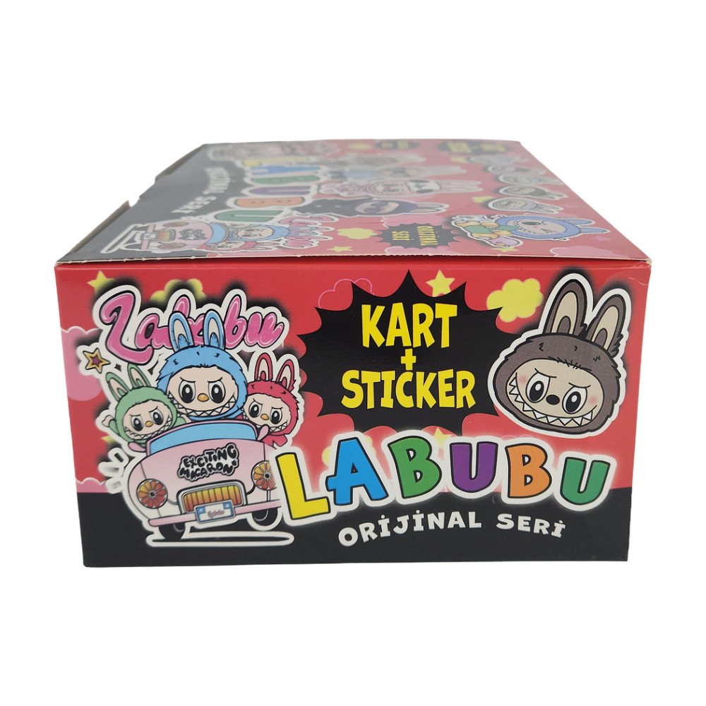 Labubu Oyun Kartı 6Lı + Sticker Hediyeli X 48 Adet Labubu Oyun Kartı 6Lı + Sticker Hediyeli X 48 Adet