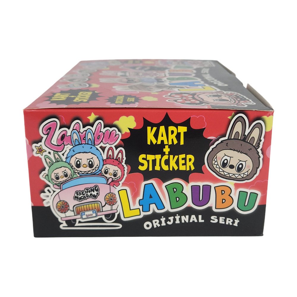 Labubu Oyun Kartı 6Lı + Sticker Hediyeli X 48 Adet Labubu Oyun Kartı 6Lı + Sticker Hediyeli X 48 Adet