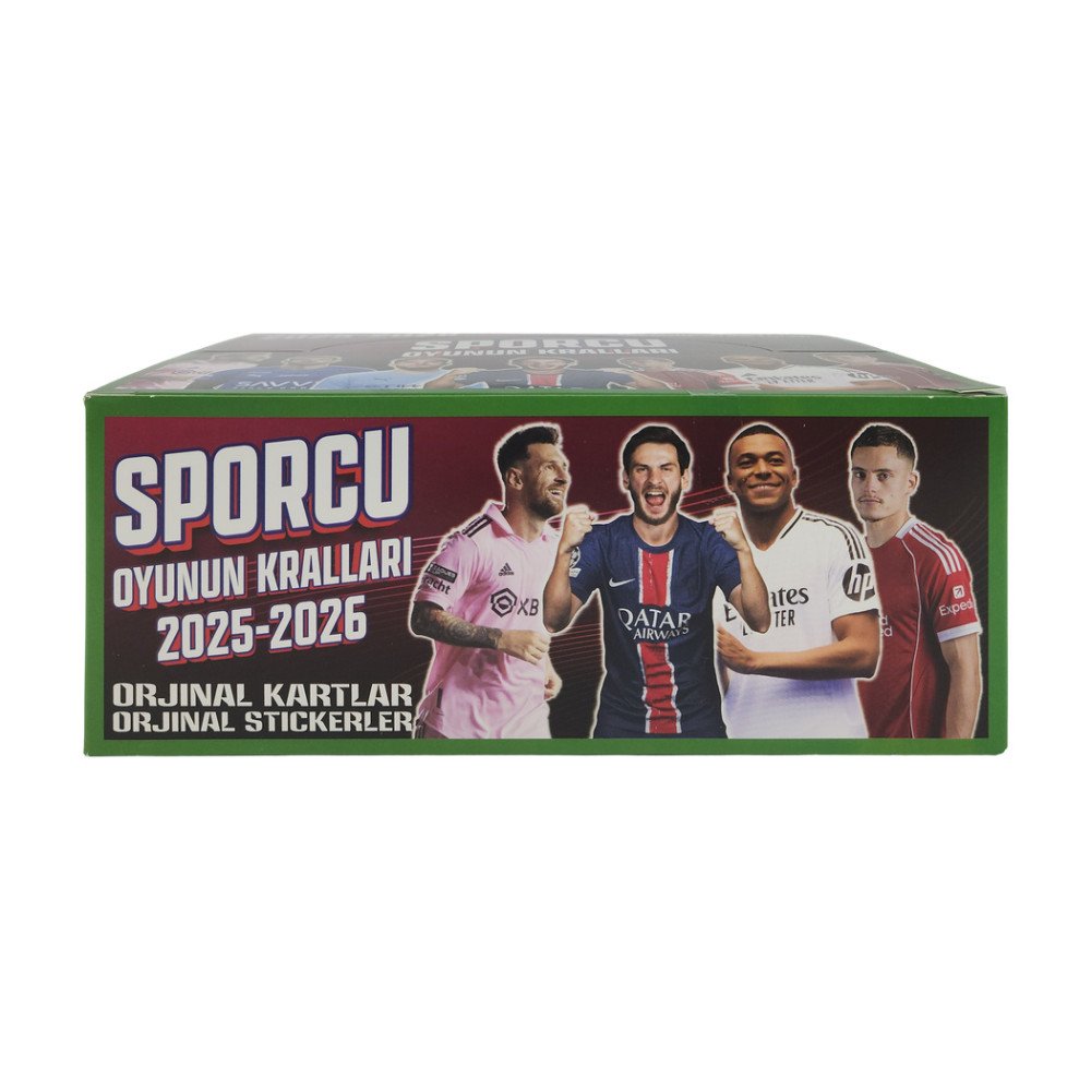 Sporcu Kartı Oyunun Kralları 6Lı + Sticker Hediyeli X 48Adet Sporcu Kartı Oyunun Kralları 6Lı + Sticker Hediyeli X 48Adet