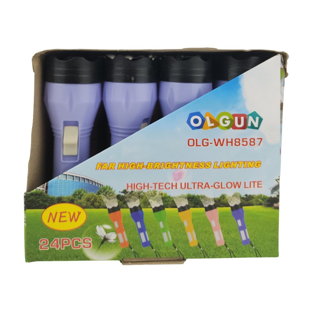 Olgun Standlı Gece Lambalı Fener Wh-8587 X 24 Adet Olgun Standlı Gece Lambalı Fener Wh-8587 X 24 Adet