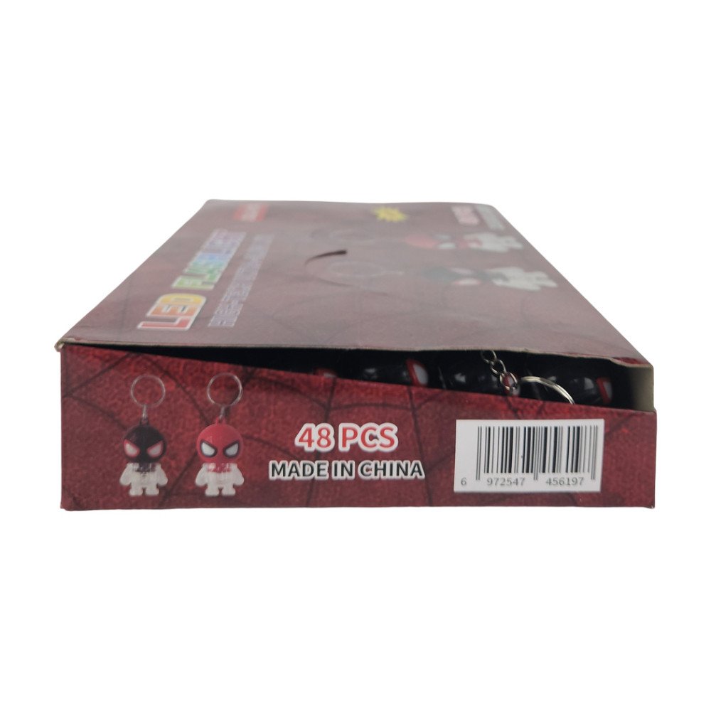 Olgun Işıklı Anahtarlık Spider Man Olg-876 X 48 Adet