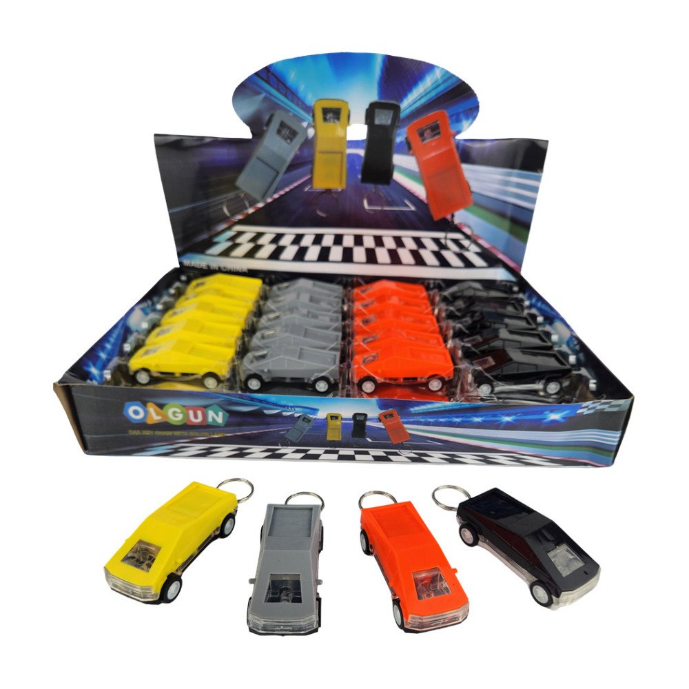 Olgun Çek Bırak Araba Işıklı Anahtarlık Olg-876 X 48 Adet Olgun Çek Bırak Araba Işıklı Anahtarlık Olg-876 X 48 Adet
