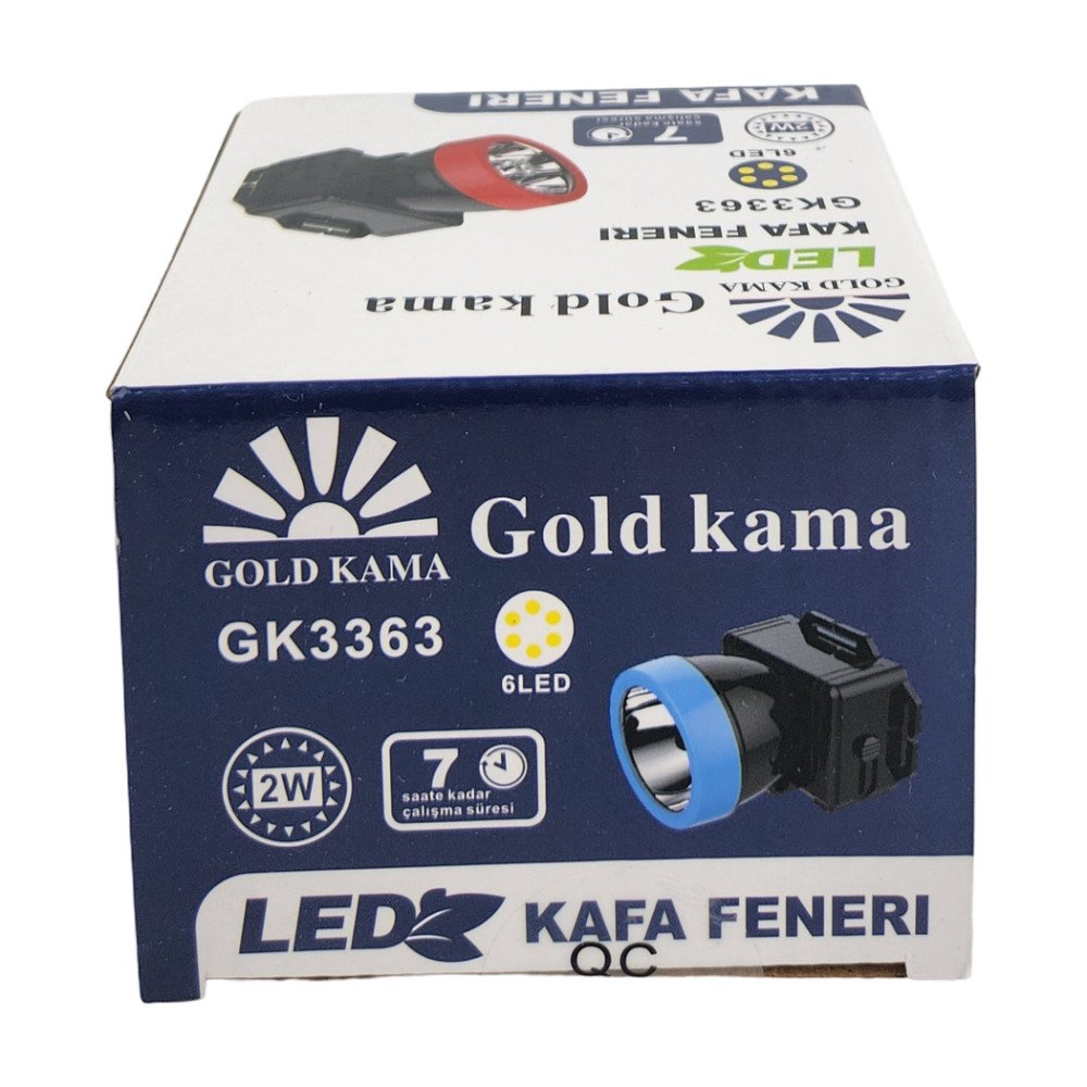 Gold Kama Kafa Lambası Gk3363 6Led 2W Gold Kama Kafa Lambası Gk3363 6Led 2W