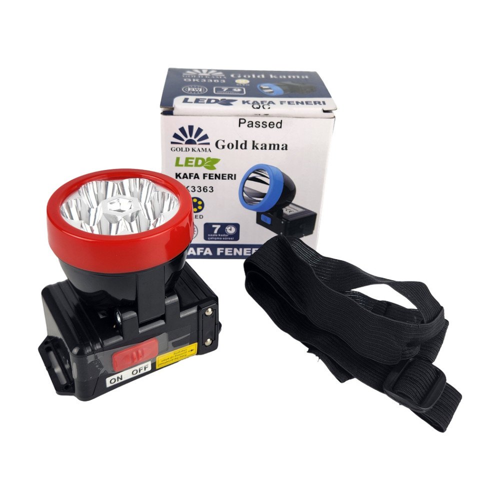 Gold Kama Kafa Lambası Gk3363 6Led 2W Gold Kama Kafa Lambası Gk3363 6Led 2W
