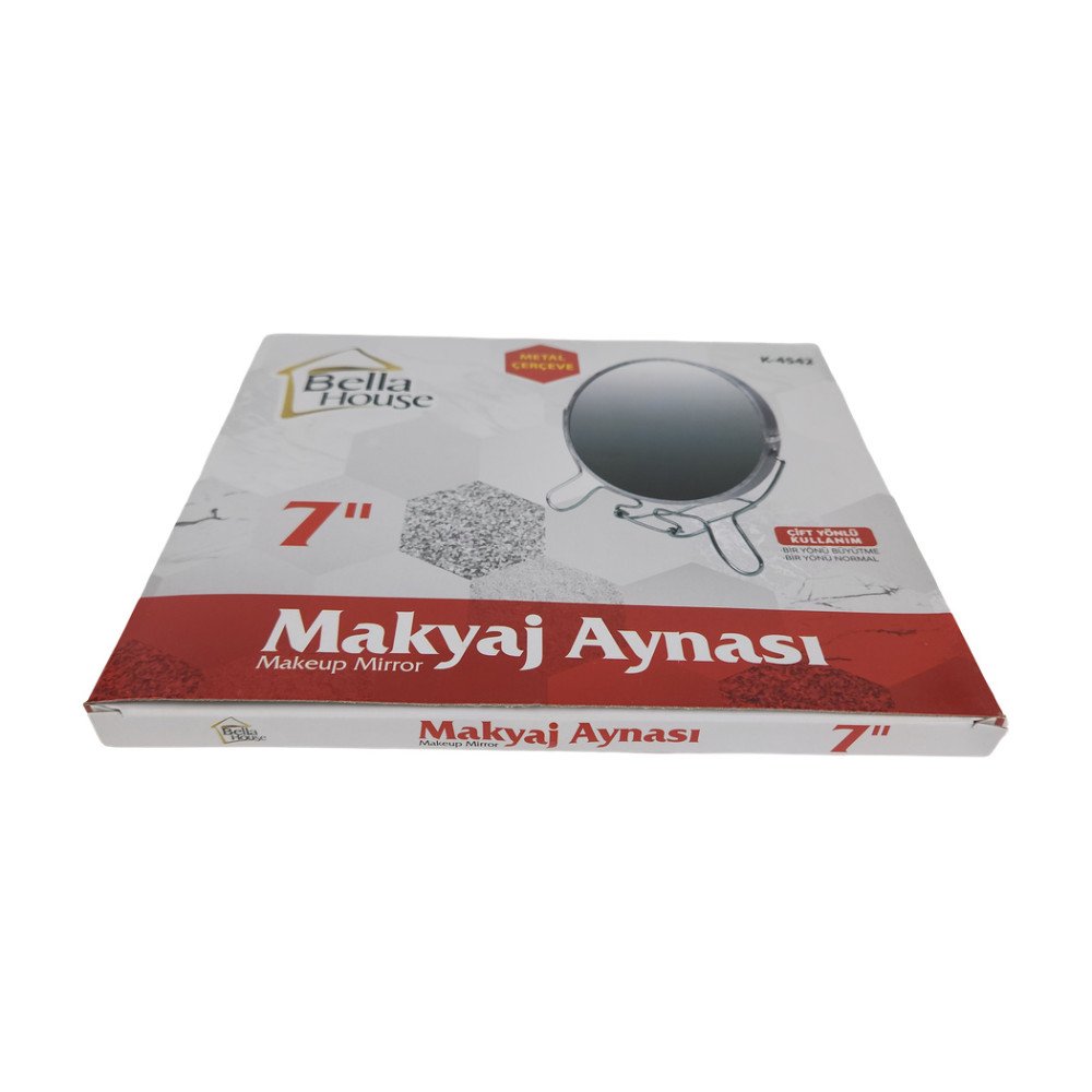Bella Hause Metal Makyaj Aynası 7 İnç- K-4542 Bella Hause Metal Makyaj Aynası 7 İnç- K-4542