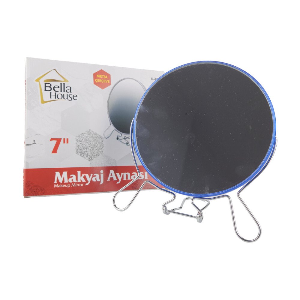 Bella Hause Metal Makyaj Aynası 7 İnç- K-4542 Bella Hause Metal Makyaj Aynası 7 İnç- K-4542
