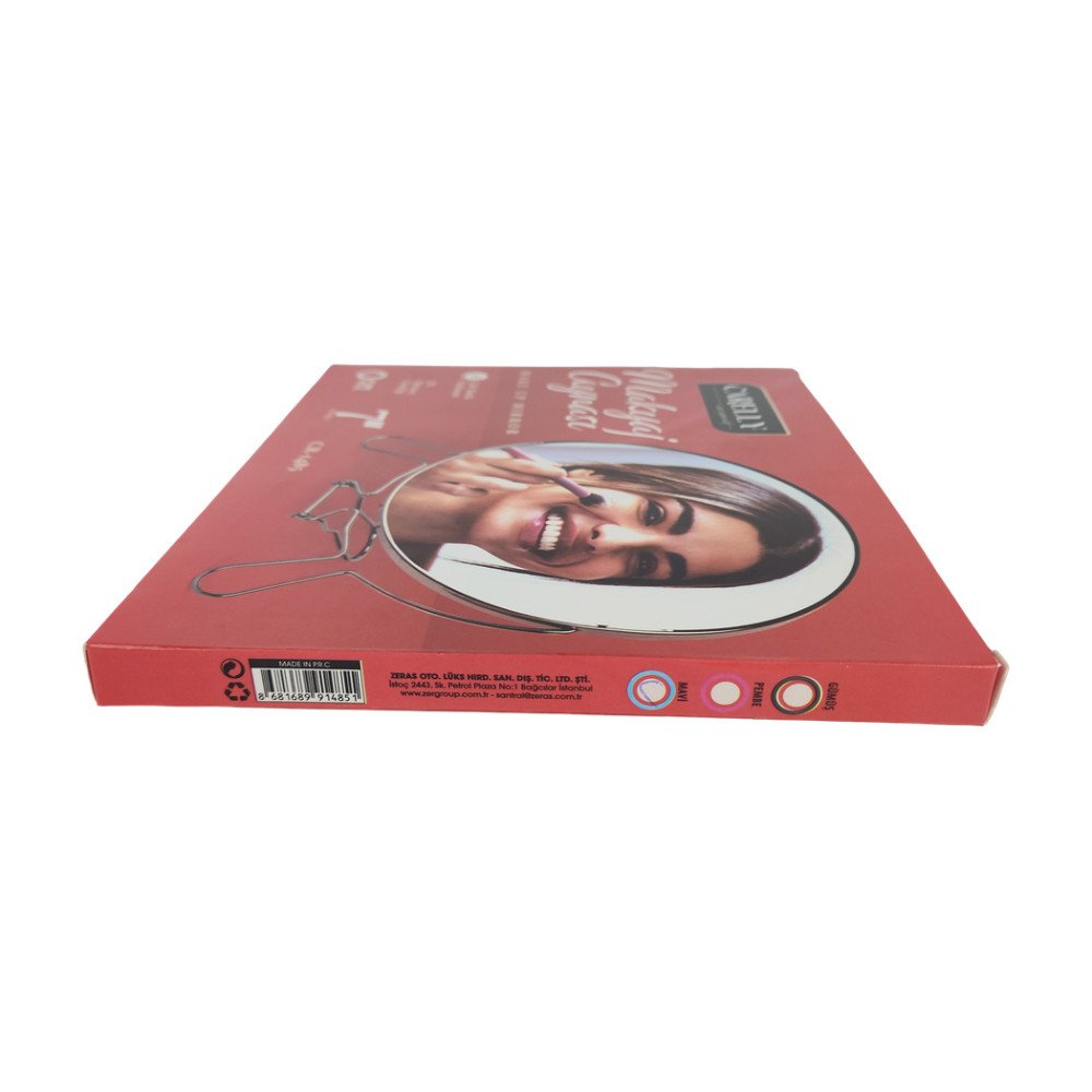 Carelly Metal Makyaj Aynası 7 İnç  Cr-1485 Carelly Metal Makyaj Aynası 7 İnç  Cr-1485
