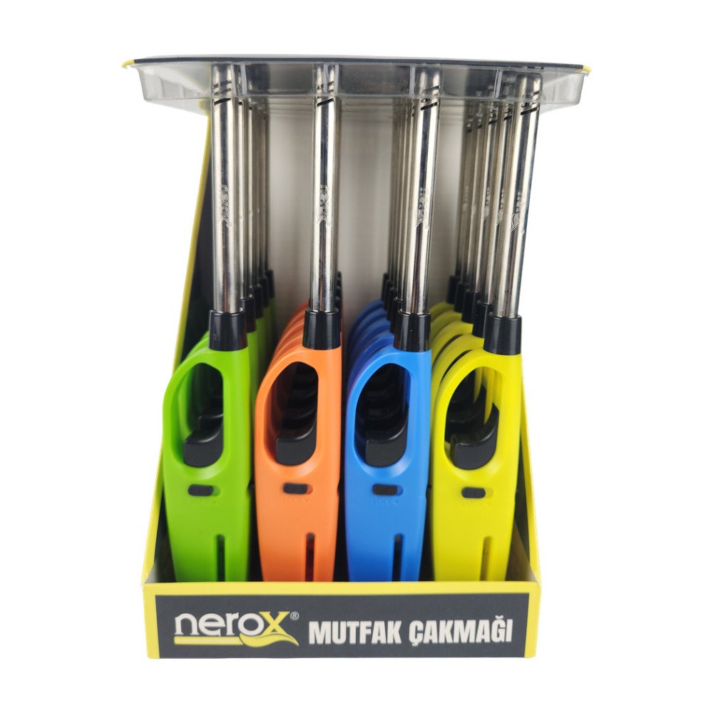 Nerox Standlı Uzun Ocak Çakmak X 20 Adet Nrx-1587 Nerox Standlı Uzun Ocak Çakmak X 20 Adet Nrx-1587