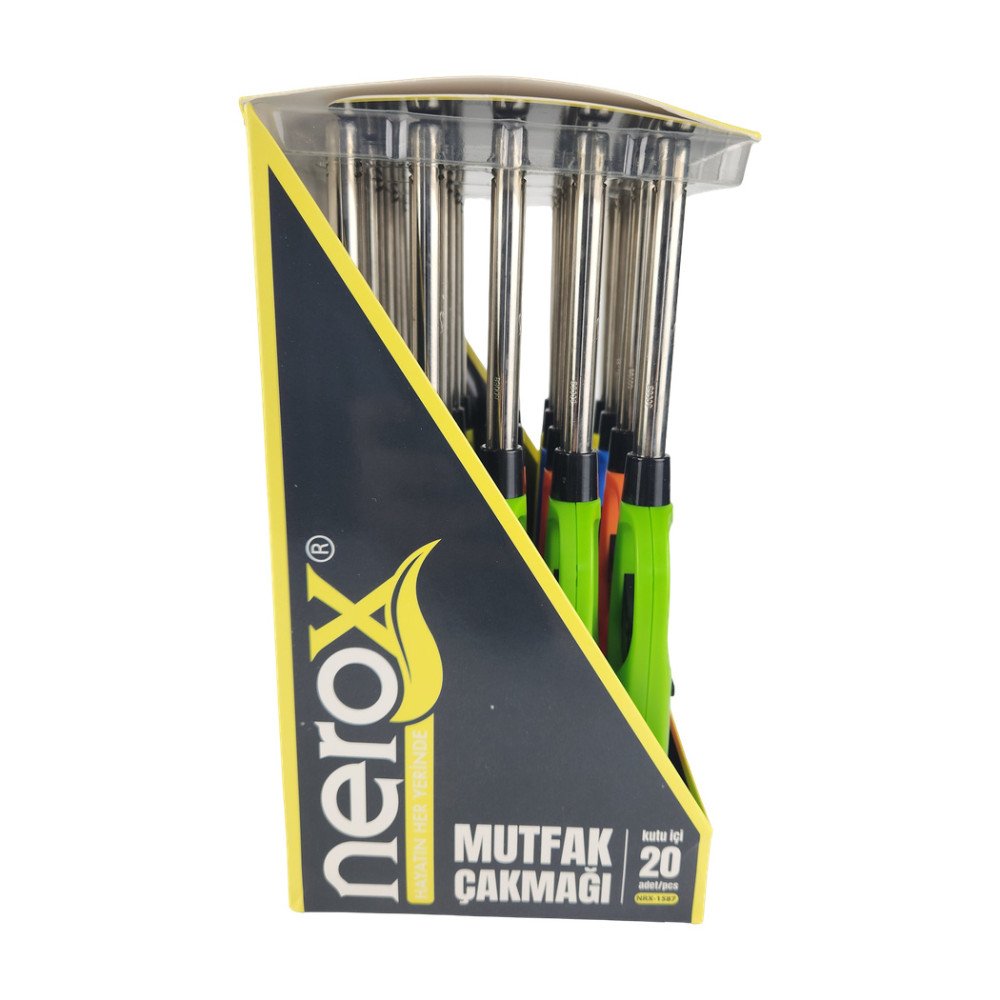 Nerox Standlı Uzun Ocak Çakmak X 20 Adet Nrx-1587 Nerox Standlı Uzun Ocak Çakmak X 20 Adet Nrx-1587