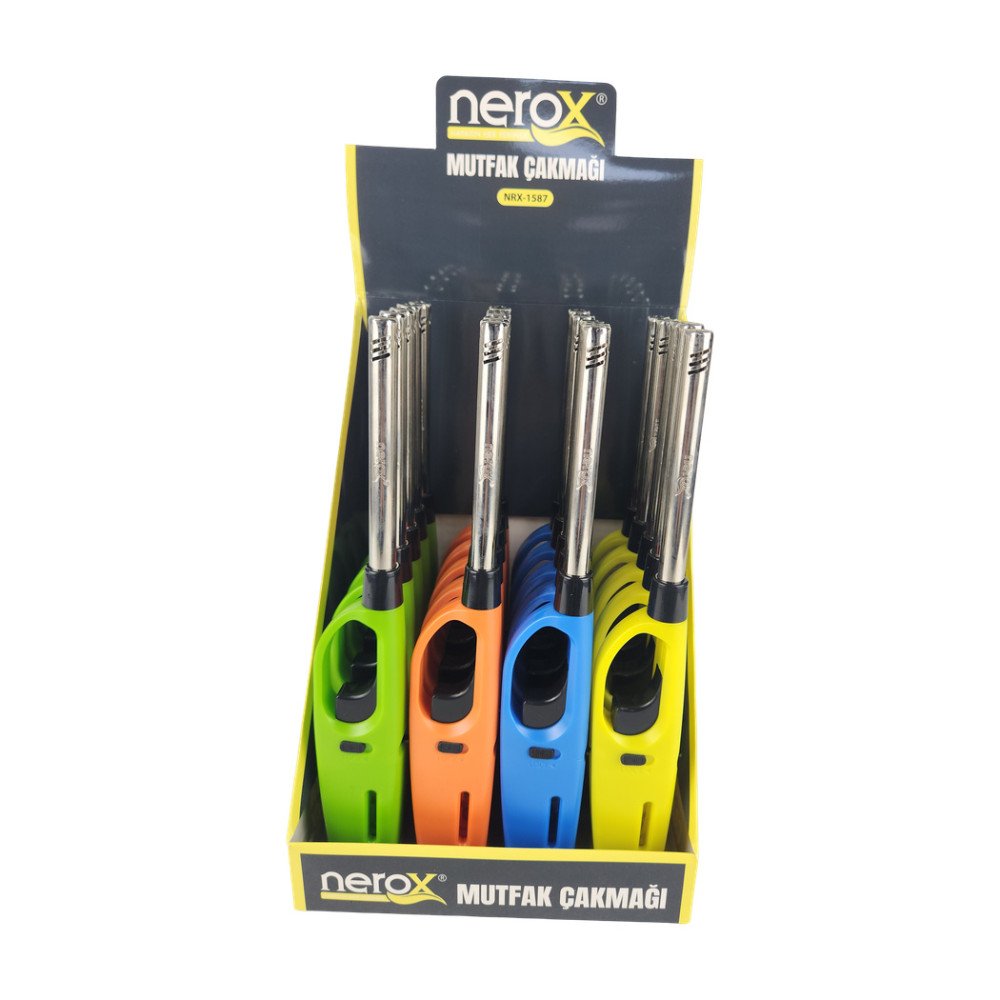 Nerox Standlı Uzun Ocak Çakmak X 20 Adet Nrx-1587 Nerox Standlı Uzun Ocak Çakmak X 20 Adet Nrx-1587