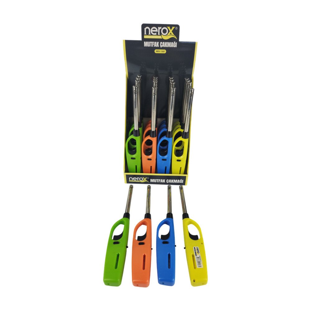 Nerox Standlı Uzun Ocak Çakmak X 20 Adet Nrx-1587 Nerox Standlı Uzun Ocak Çakmak X 20 Adet Nrx-1587
