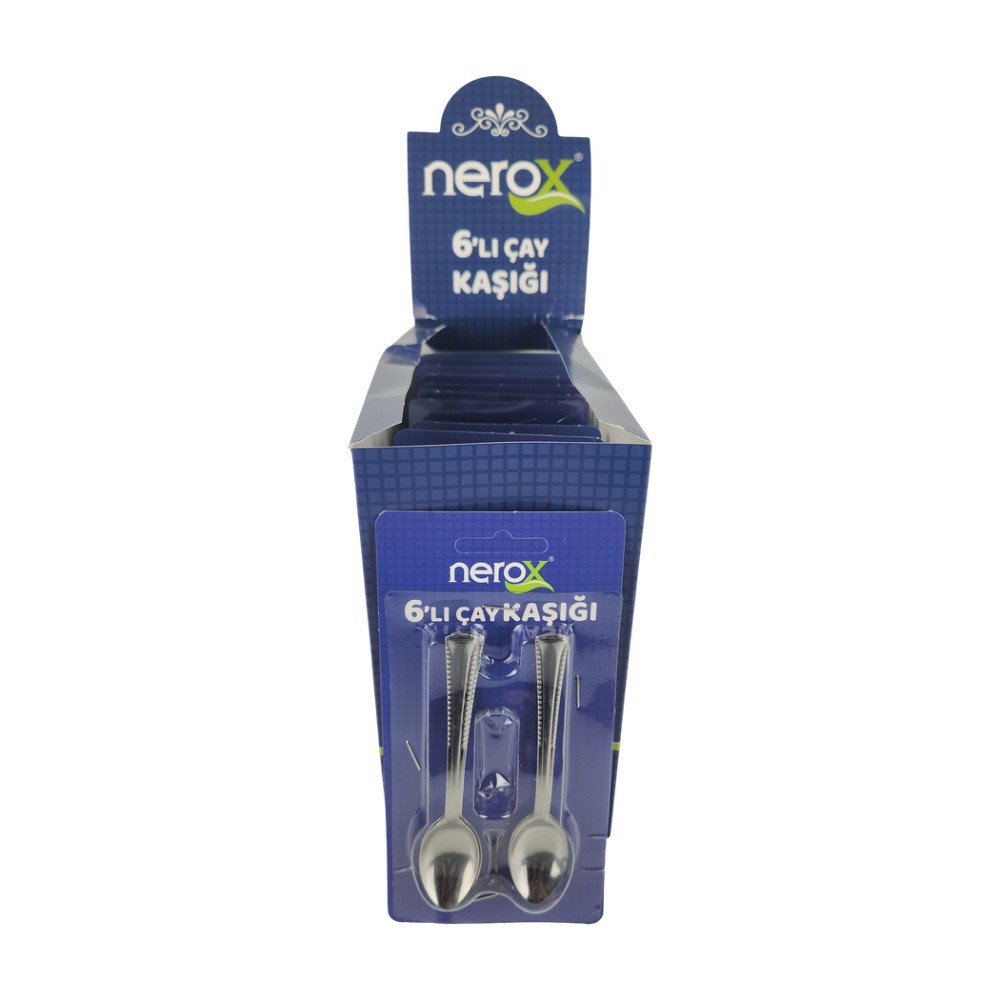 Nerox Kartela Çay Kaşığı 6Lı X 12 Adet Nrx-F238 Nerox Kartela Çay Kaşığı 6Lı X 12 Adet Nrx-F238