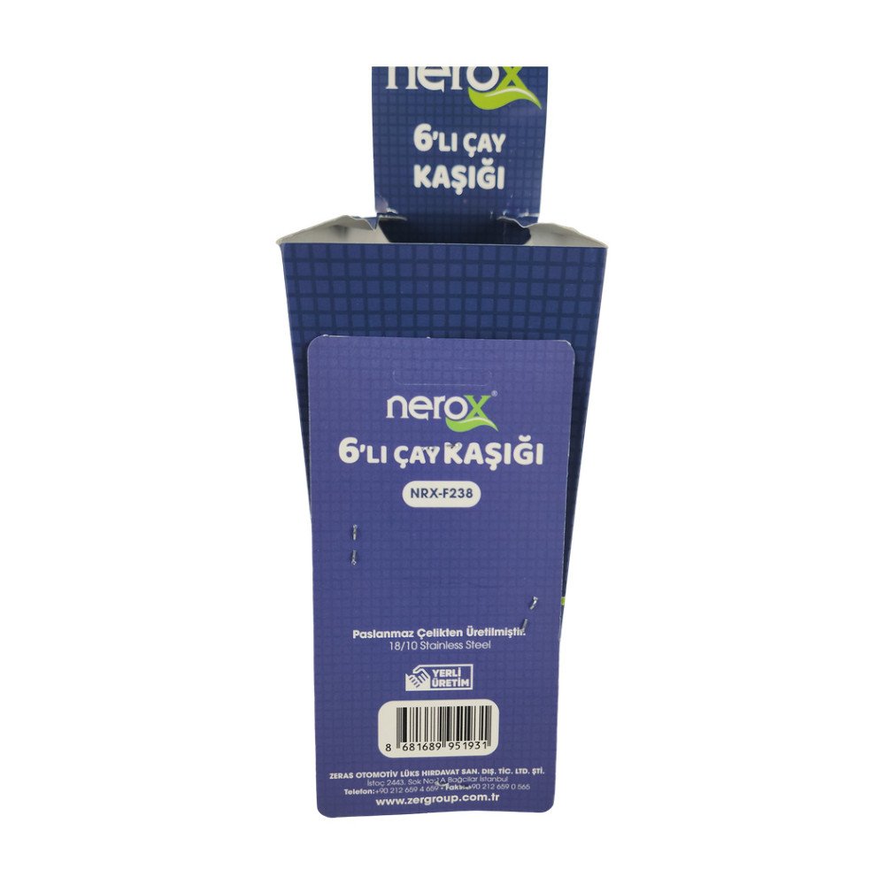 Nerox Kartela Çay Kaşığı 6Lı X 12 Adet Nrx-F238 Nerox Kartela Çay Kaşığı 6Lı X 12 Adet Nrx-F238