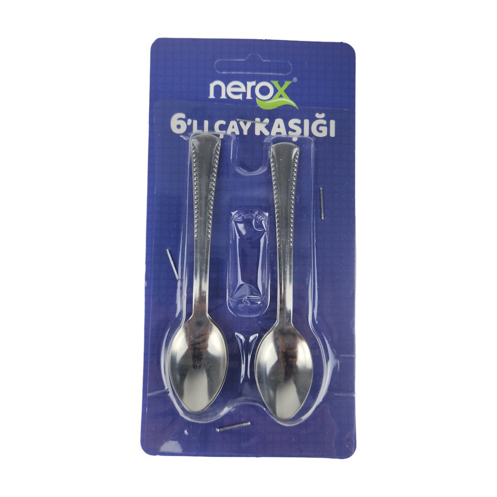 Nerox Kartela Çay Kaşığı 6Lı X 12 Adet Nrx-F238 Nerox Kartela Çay Kaşığı 6Lı X 12 Adet Nrx-F238