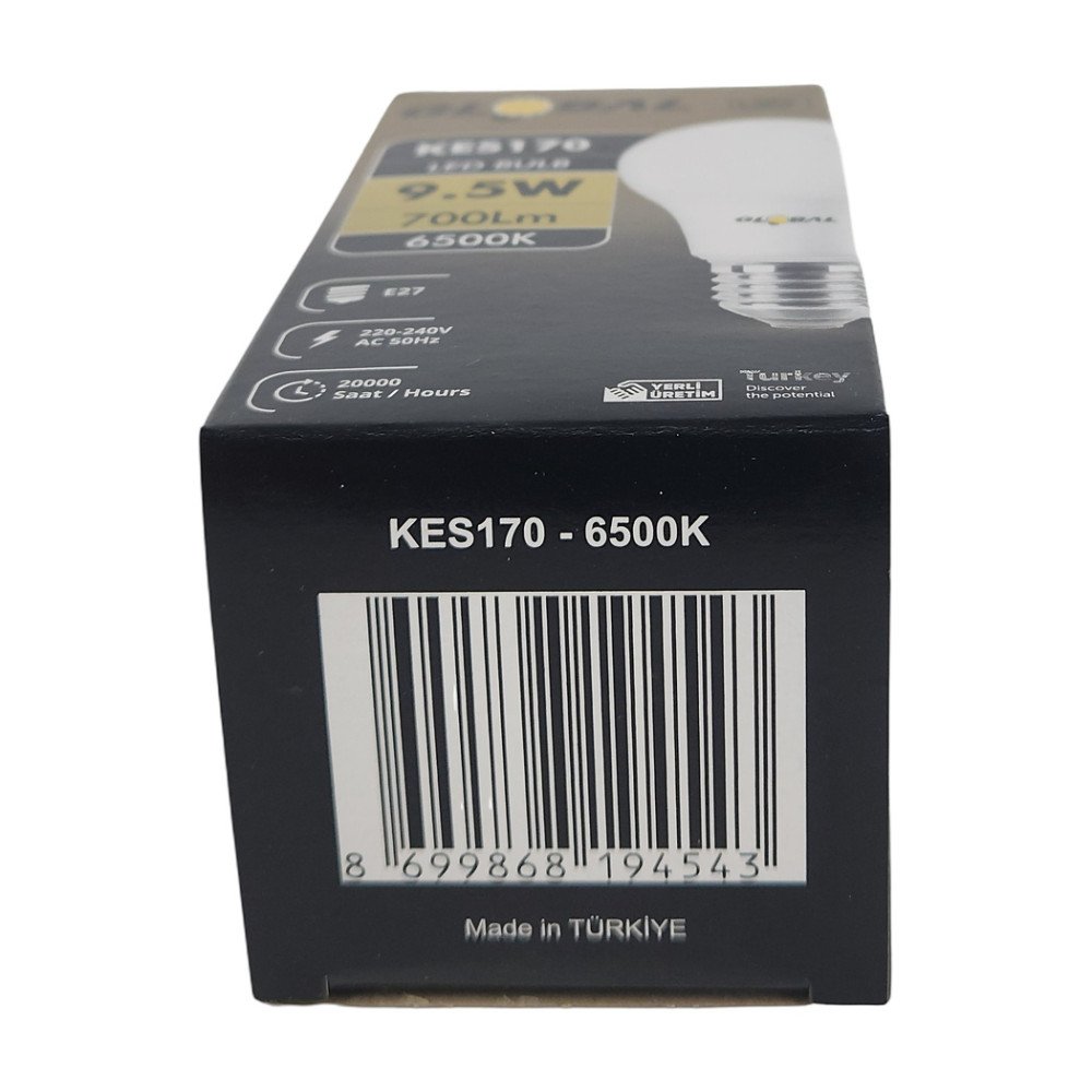 Global Led Ampul 9.5W 7000Lm X 10 Adet Global Led Ampul 9.5W 7000Lm X 10 Adet