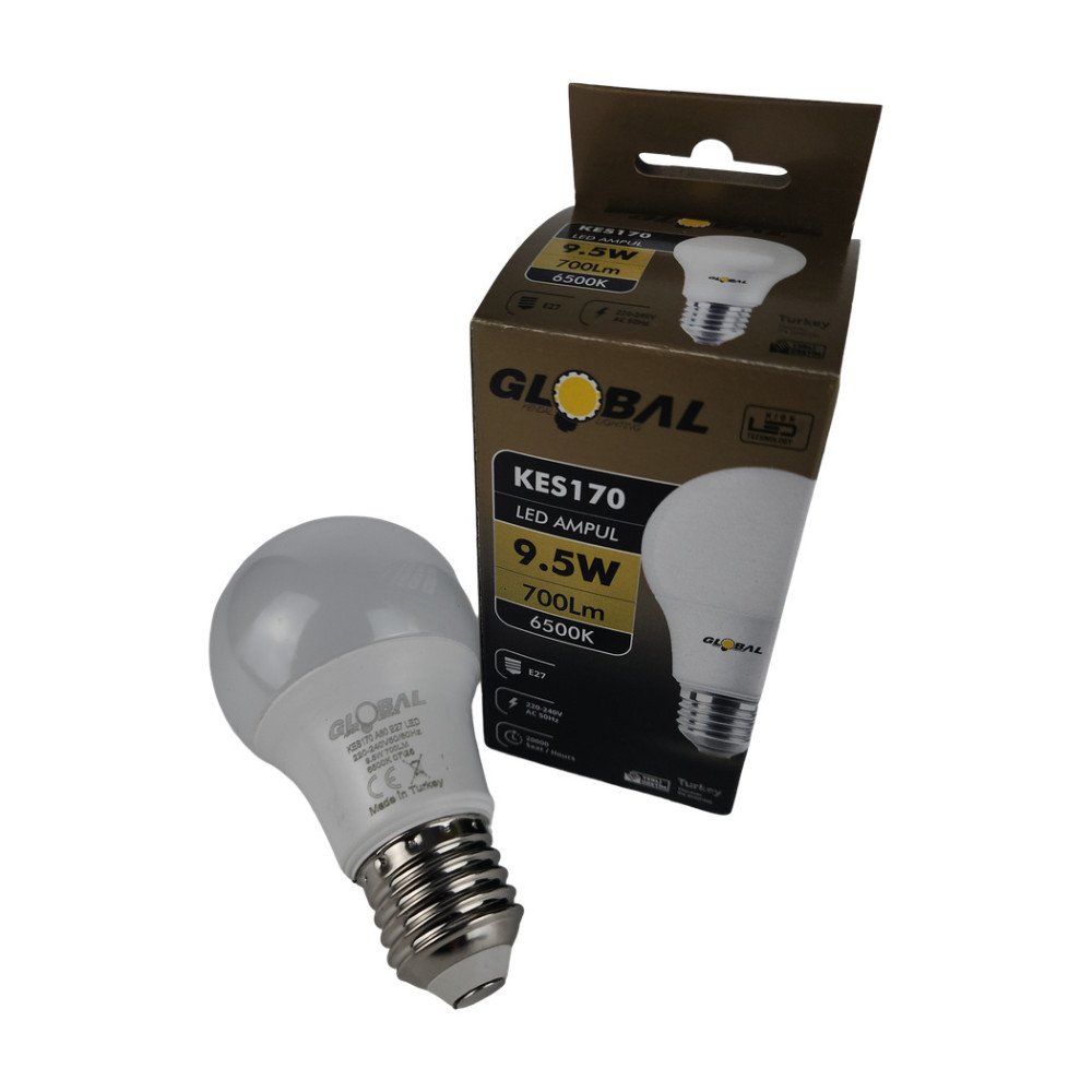 Global Led Ampul 9.5W 7000Lm X 10 Adet Global Led Ampul 9.5W 7000Lm X 10 Adet