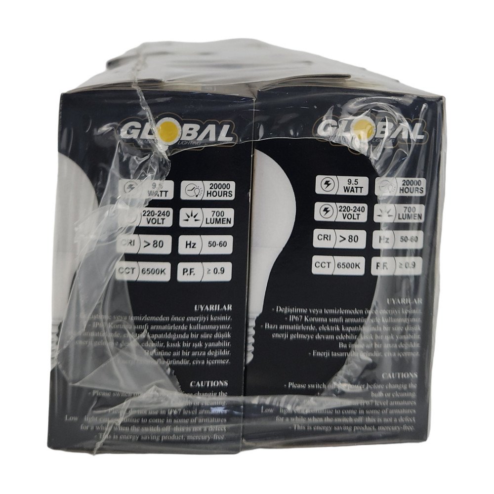 Global Led Ampul 9.5W 7000Lm X 10 Adet Global Led Ampul 9.5W 7000Lm X 10 Adet