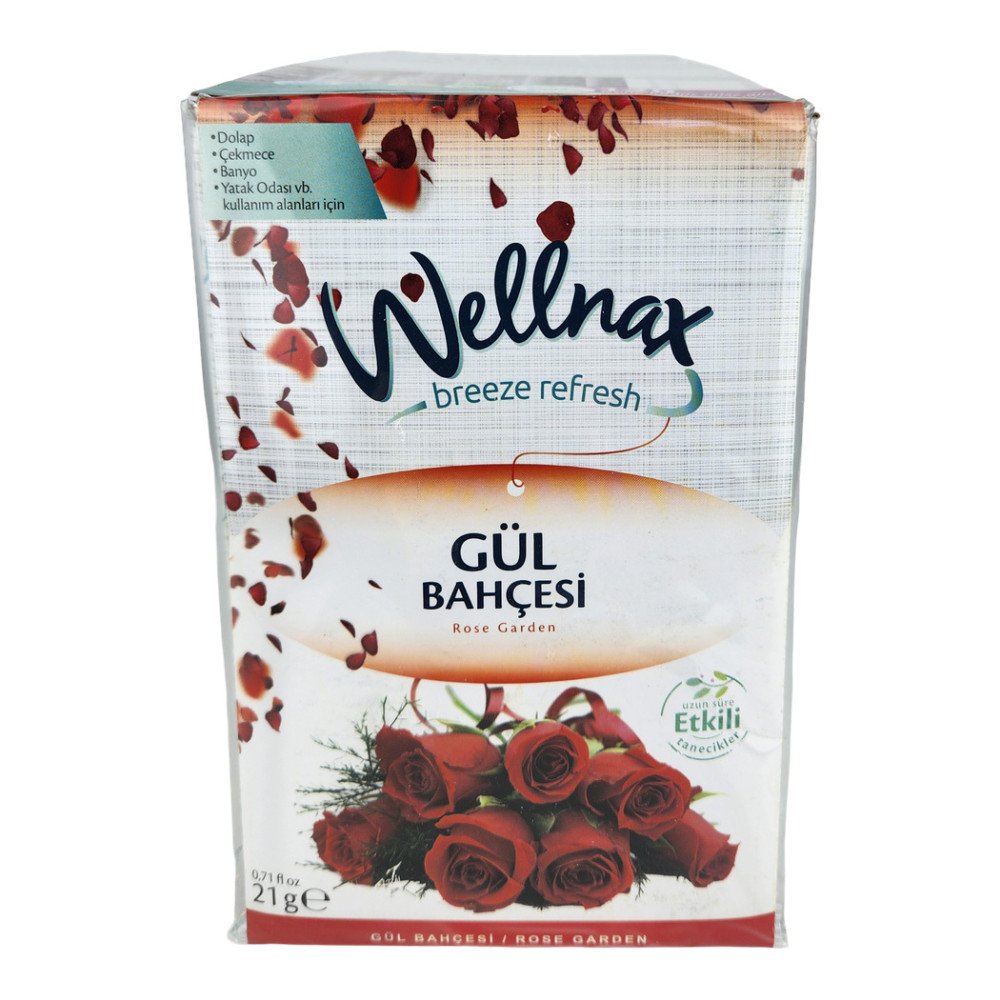 Wellnax Breeze Refresh Dolap & Çekmece Kokusu 21gr Gül Kokusu x 24 Paket