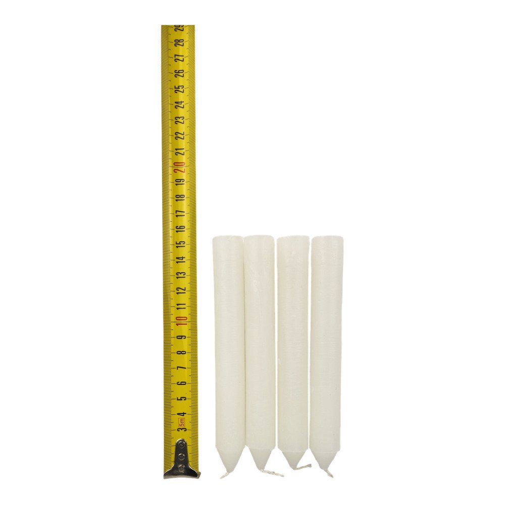 Rose Candle 4'lü Market Mumu 15 cm Kod: 201