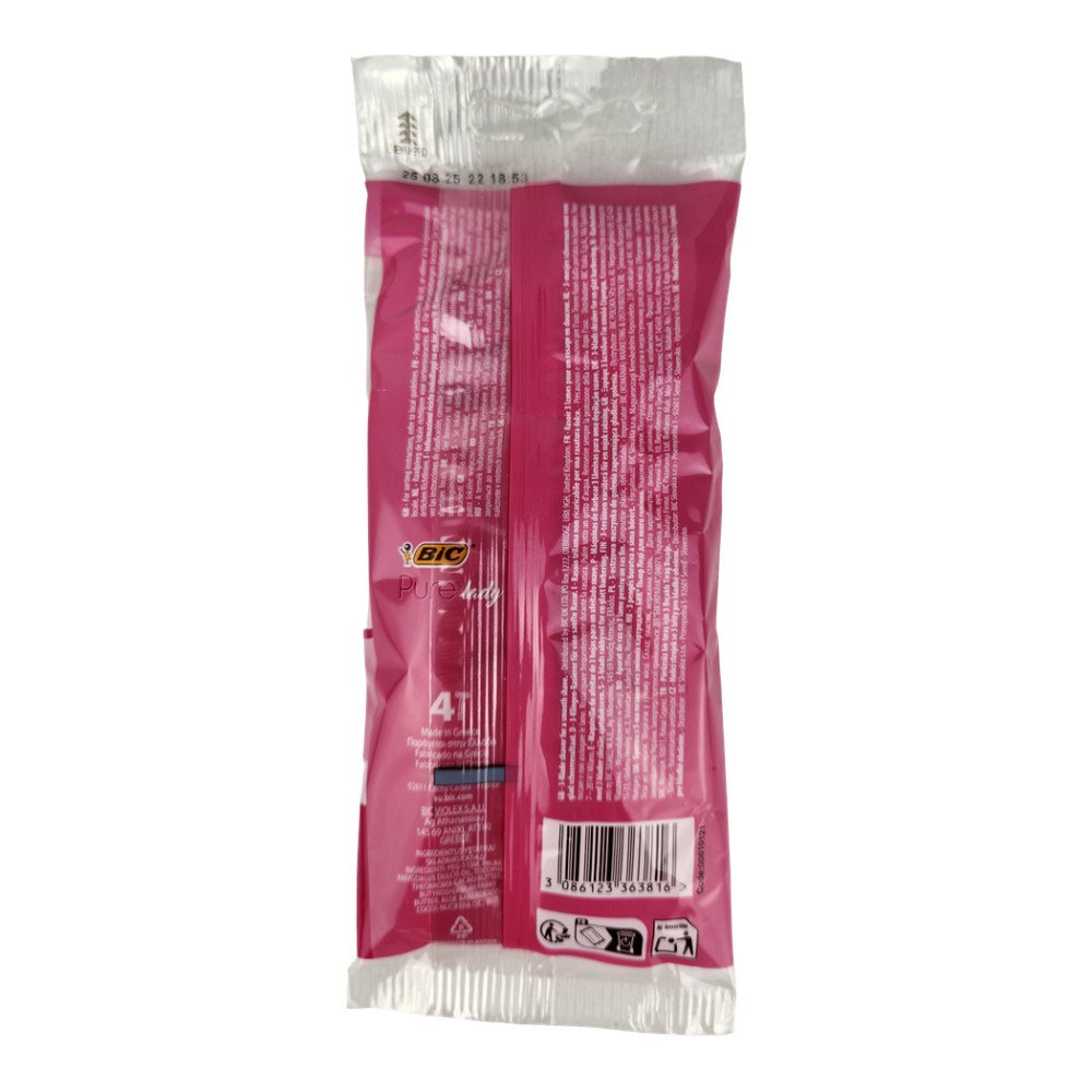 BIC Pure Lady 3 Bıçaklı Tıraş Bıçağı x 4 Adet
