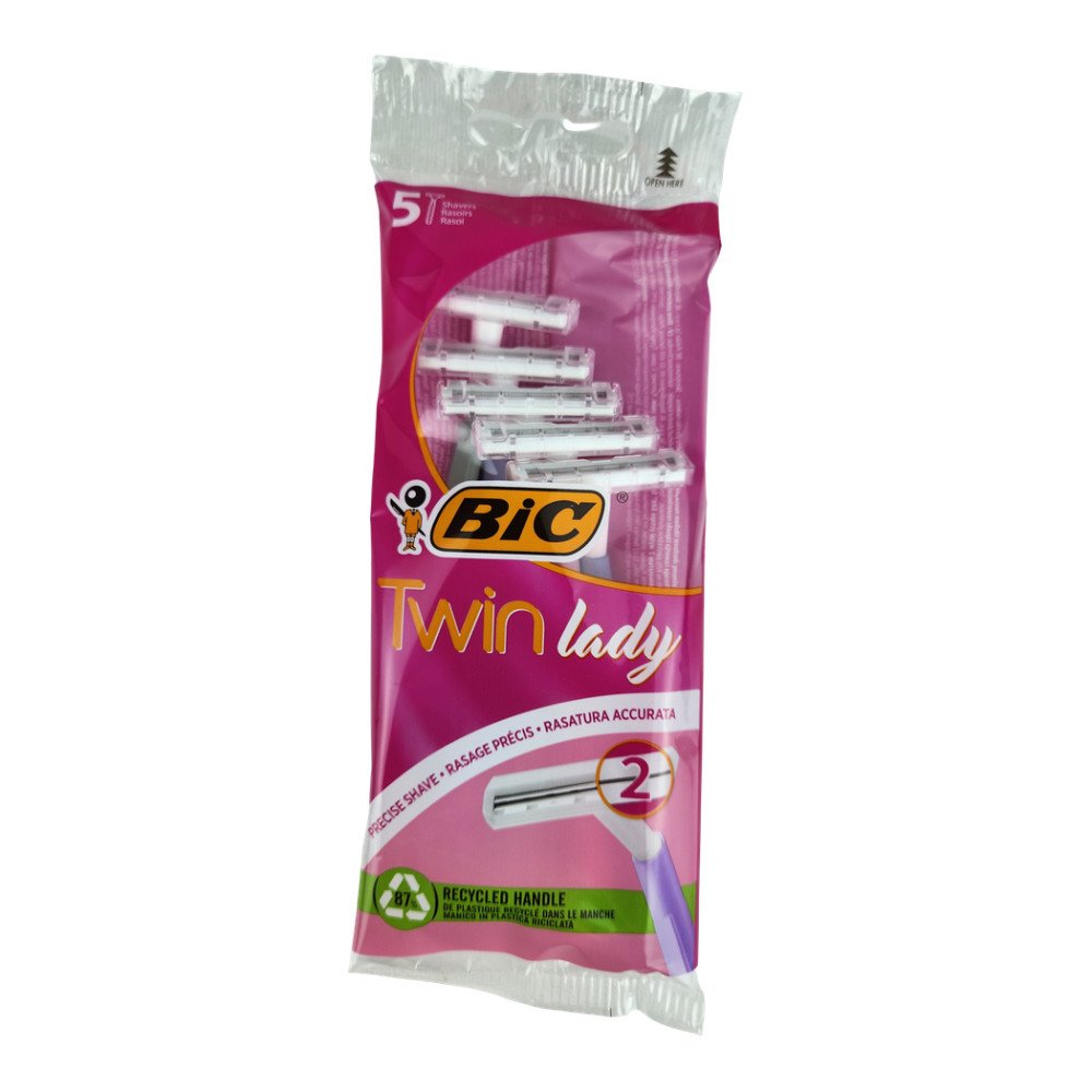 BIC Twin Lady 2 Bıçaklı Tıraş Bıçağı 5 Adet