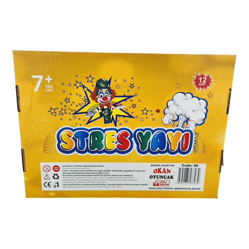 Taraftar Stres Yayı Çift Taraflı x 12 Adet CODE:06