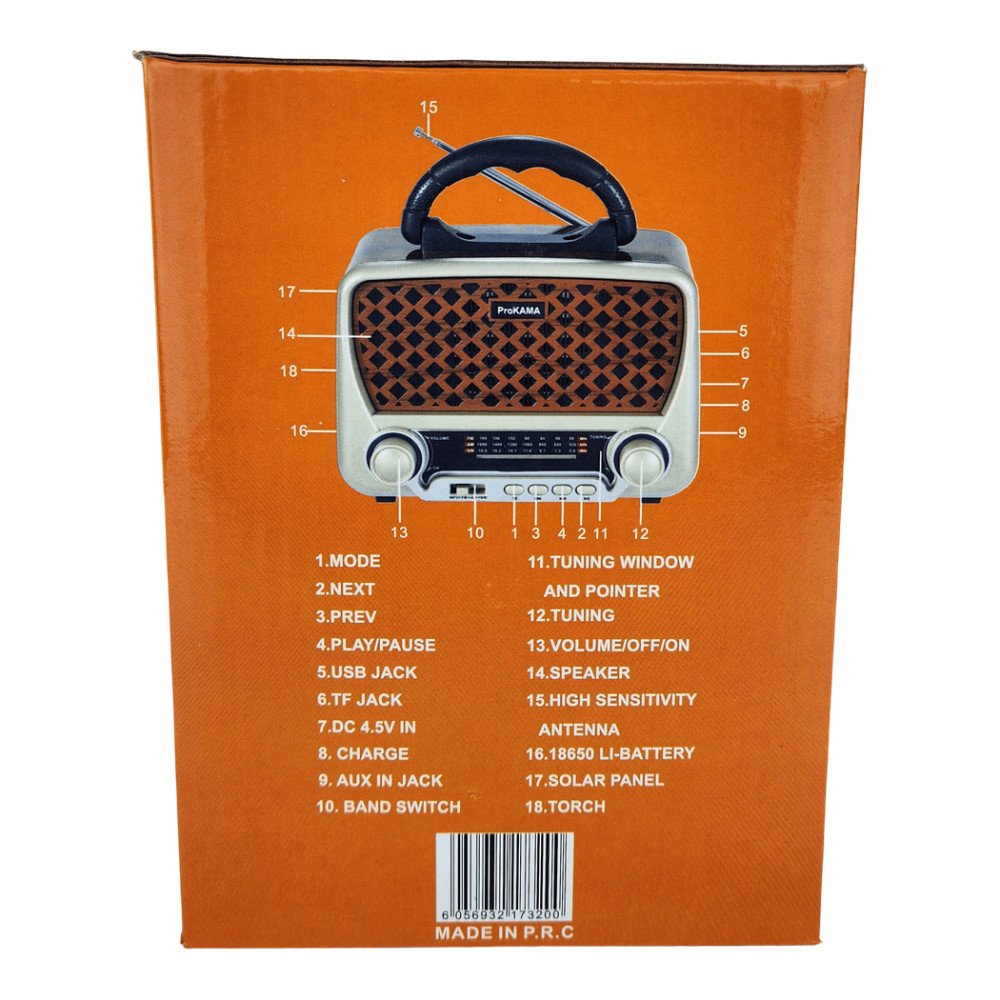 Prokama Çok Fonksiyonlu Radyo BK-320