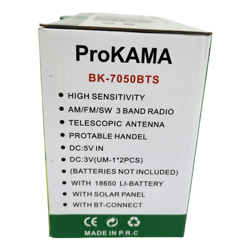 Prokama Çok Fonksiyonlu Radyo BK-7050BTS