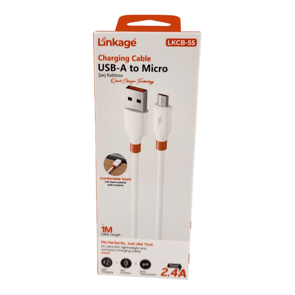 Linkage Şarj Kablosu Micro 2.4A 1M