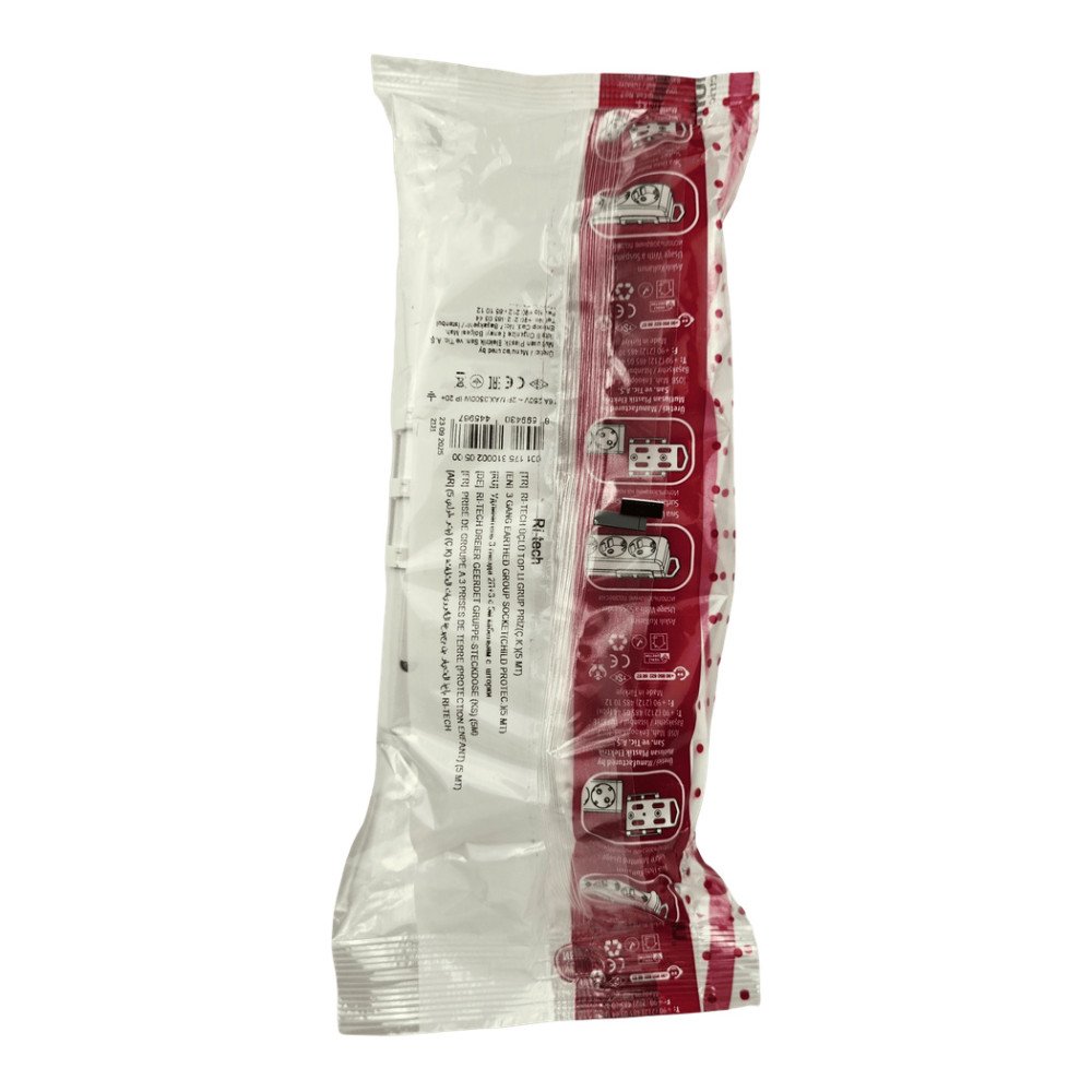 Mutlusan Ri Tech Topraklı 3’lü Grup Priz 5 Metre